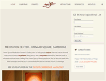 Tablet Screenshot of innerspaceharvardsq.org